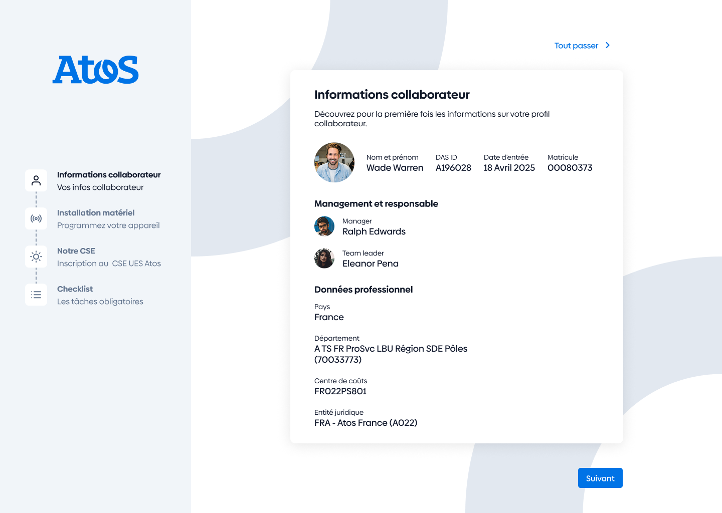 Le parcours d’onboarding